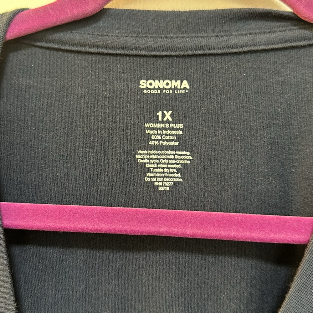 Women’s Sonoma short sleeve shirt size 1X - Picture 2 of 2